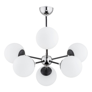 Lampa sufitowa ALFA SANDY CHROM 6xE14 | 63100