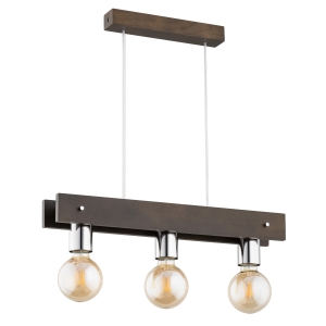 Lampa wisząca ALFA BINGO drewno I  62209