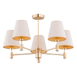 Lampa sufitowa ALFA ASTRIT ZŁOTA 5x E14 | 28645