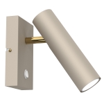 Lampa kinkiet AXION beż-złoty I  0256