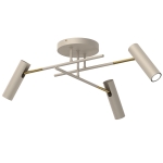 Lampa sufitowa AXION tytanowe złoto-złoty I  0277