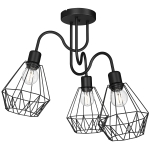 Lampa plafon BERGEN czarny I  0309