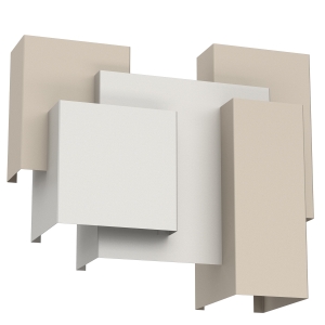 Lampa kinkiet WALL beż-jasny szary I  0357