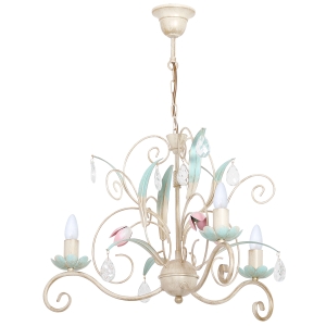 Lampa żyrandol LUCE beżowy  I  0446