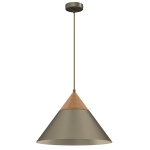 Lampa zwis SINGLE tytanowe złoto I  0439