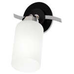 Lampa kinkiet TOKIO czarny - chrom  I  0684