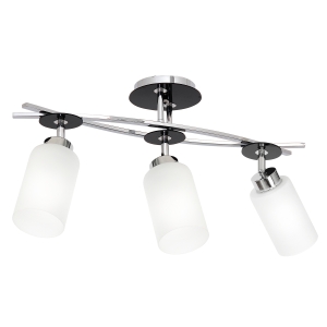Lampa sufitowa TOKIO czarny - chrom  I  0685