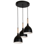 Lampa wisząca NOAK WOOD czarny 1192