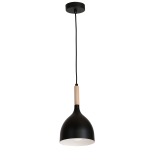Lampa wisząca NOAK WOOD  czarny  1191