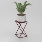 Kwietnik Flower stand Column B burgund 1447
