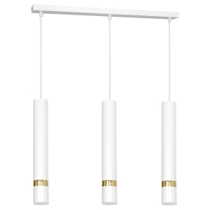 Lampa wisząca RENO biała-złota 3xGU10  / 1547