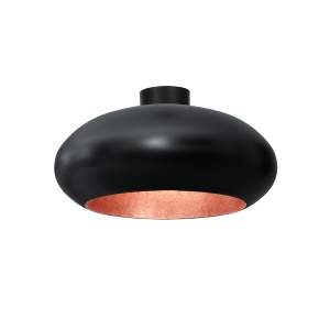 Lampa sufitowa COMPO OVAL czarny-miedziany  1xE27  /  1622
