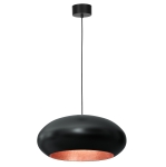 Lampa wisząca COMPO OVAL czarny-miedziany  1xE27 / 1623