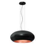 Lampa wisząca COMPO OVAL  czarny-miedziany 1xE27  /  1624