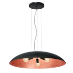 Lampa wisząca COMPO FLAT czarny-miedziany 3xE27 / 1632