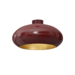 Lampa sufitowa COMPO OVAL burgund-złoty  1xE27 / 1686