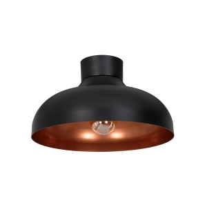 Lampa sufitowa BASCA czarny-miedziany 1xE27 / 1734