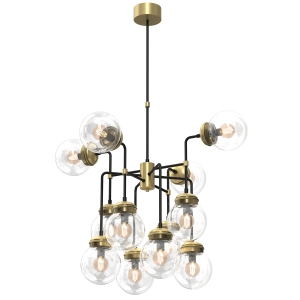 Lampa żyrandol HYDRO 12xE27 / 1890