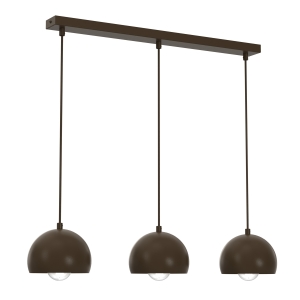 Lampa wisząca SOOL brown 3xE27 / 1912