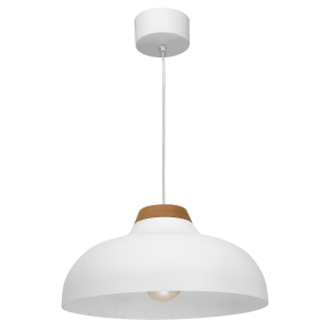 Lampa wisząca BURGOS biały 1xE27 / 1990