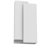 Lampa kinkiet WALL jasny szary 2xG9 /  1992