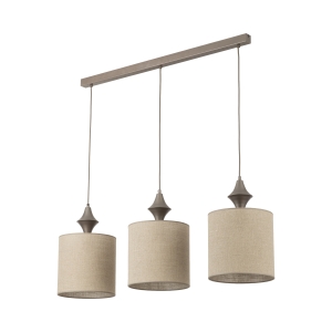 Lampa wisząca AMURA NEW BROWN 3XE27 /  11440