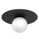 Lampa plafon FLAT czarny 1xE27  /  3308