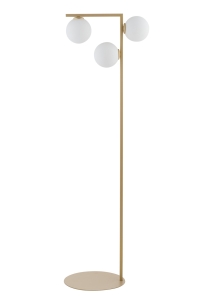 Lampa podłogowa nowoczesna złoty beż ANDY 33340