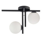Plafon szklane kule czarny  ANDY 2 33285
