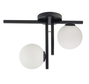 Plafon szklane kule czarny  ANDY 2 33285