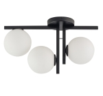 Plafon szklane kule czarny  ANDY 3 33286