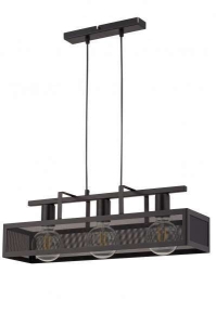 Lampa wisząca ALBERT 3 czarny  32173