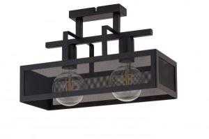 Lampa plafon ALBERT 2  czarny 32176