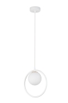 Lampa wisząca ring kula biała  AQUA 1 33408