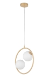 Lampa wisząca ring kula złoto-beżowa AQUA 2 33412