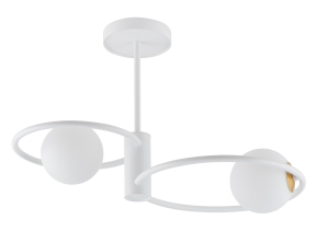 Lampa sufitowa okręgi kule biała  AQUA 2 33463