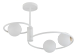 Lampa sufitowa okręgi kule biała AQUA 3 33466