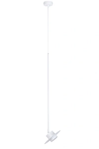 Lampa wisząca CHARLIE M biały dł. max 200 cm ruchomy klosz 41290