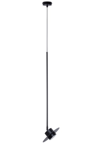 Lampa wisząca CHARLIE M czarny dł. max 200 cm ruchomy klosz 41296