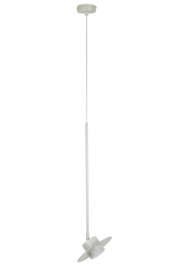 Lampa wisząca CHARLIE S szary beż 150cm ruchomy klosz 41301