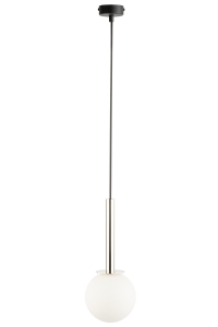 Lampa wisząca kule DAISY 1 srebrno-biała 40763