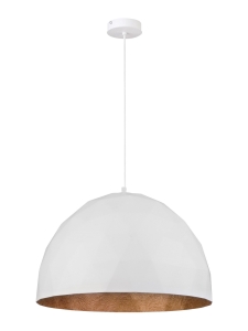 Lampa wisząca DIAMENT biało-miedziany M 31374