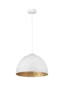 Lampa wisząca DIAMENT biało-złoty M  31373