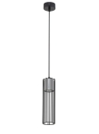 Lampa wisząca druciana tuba srebrna Fobia 1 33448