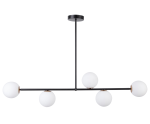 Lampa sufitowa kule czarna GAMA 5 33186