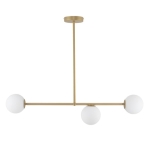 Lampa sufitowa kule złoto-beżowa  GAMA 3 33332