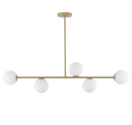 Lampa sufitowa kule złoto-beżowa GAMA 5 33334
