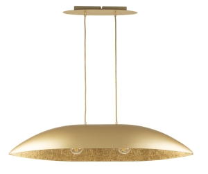 Lampa wisząca z żywicy złota Gondola M 40641