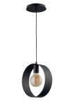 Lampa wisząca koło czarna Sigma Lighting HAPPY 1 32280
