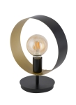 Lampka nocna koło czarno-złota HAPPY 50278